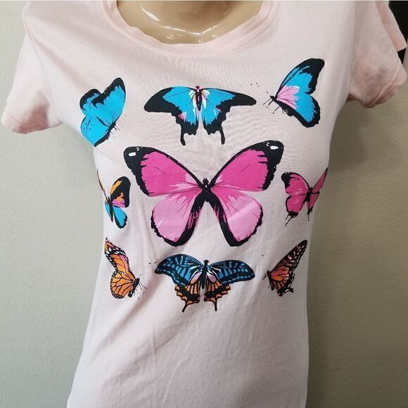 LARGE Butterfly Tee Shirt  - Picture 3 of 5